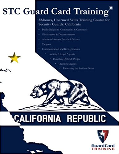 32 hours BSIS Guard Card Training Manuals for California Security
